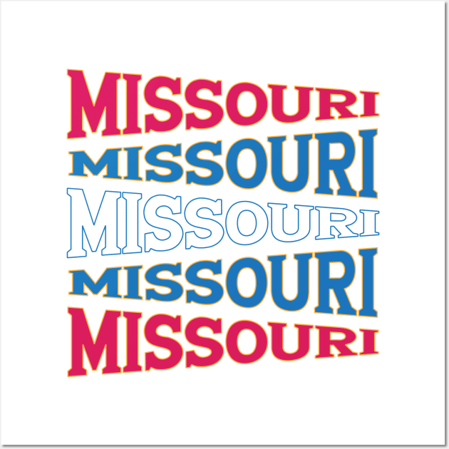 NATIONAL TEXT ART MISSOURI Wall Art by LAVA-ROMA-NOVA